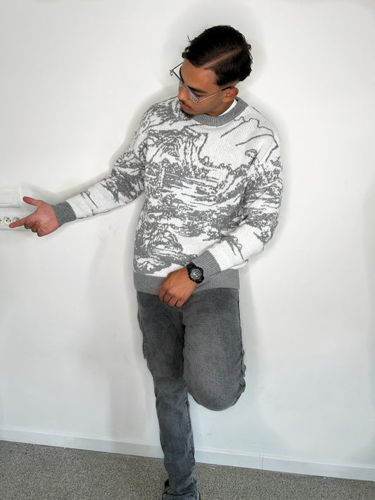 Pull Palma Gris