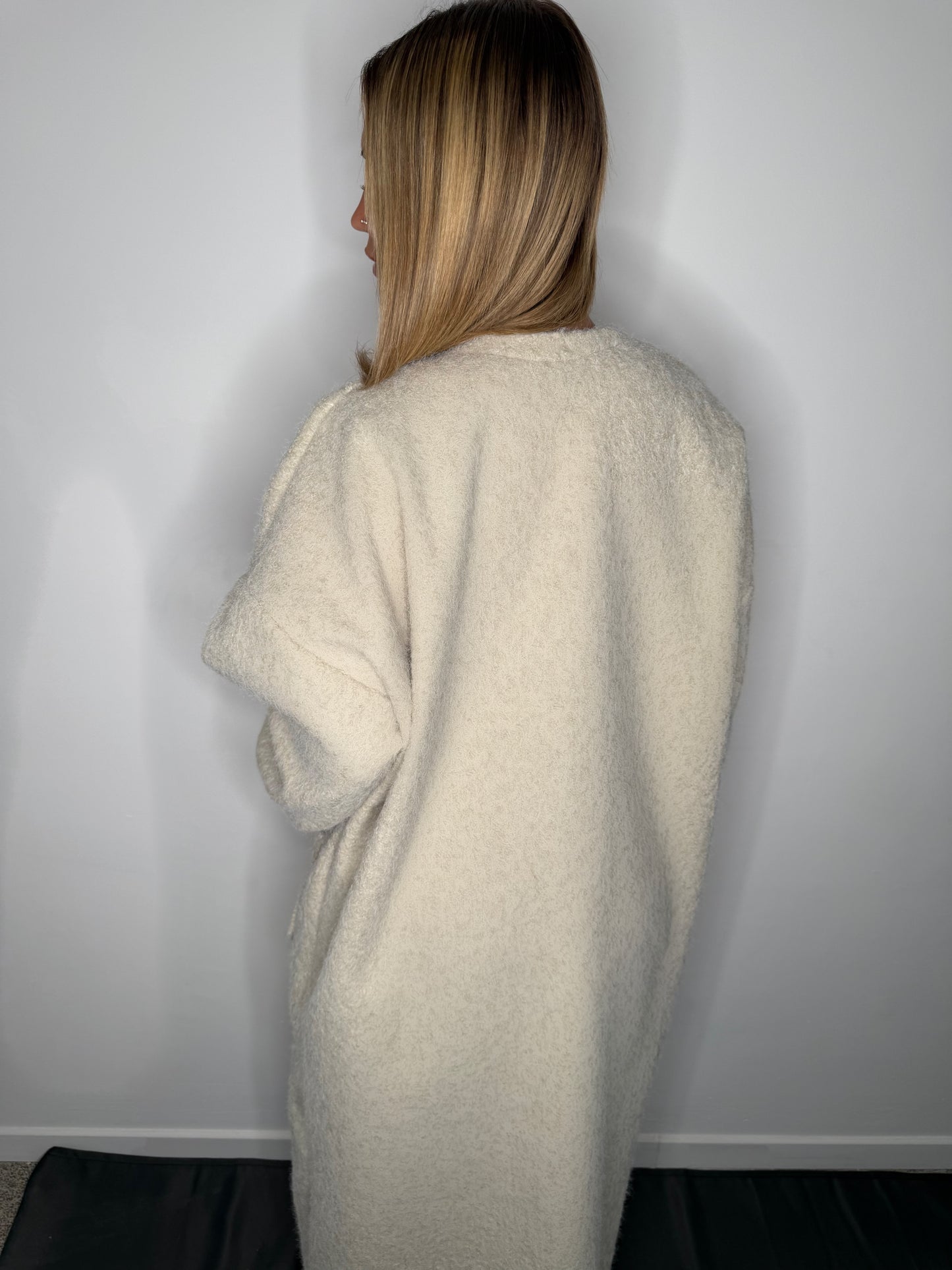 VESTE LAINE BEIGE