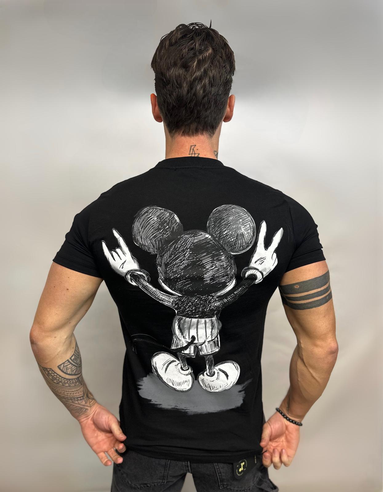 Tee-Shirt Mickey Noir