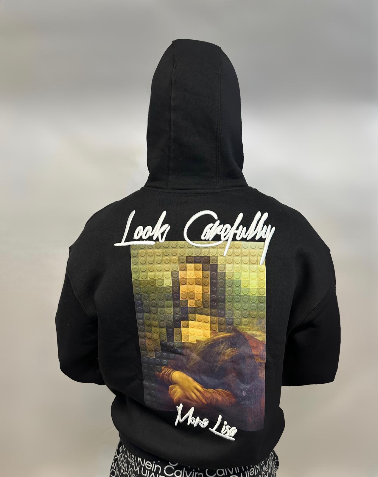 Pull à capuche Mona Lisa Noir