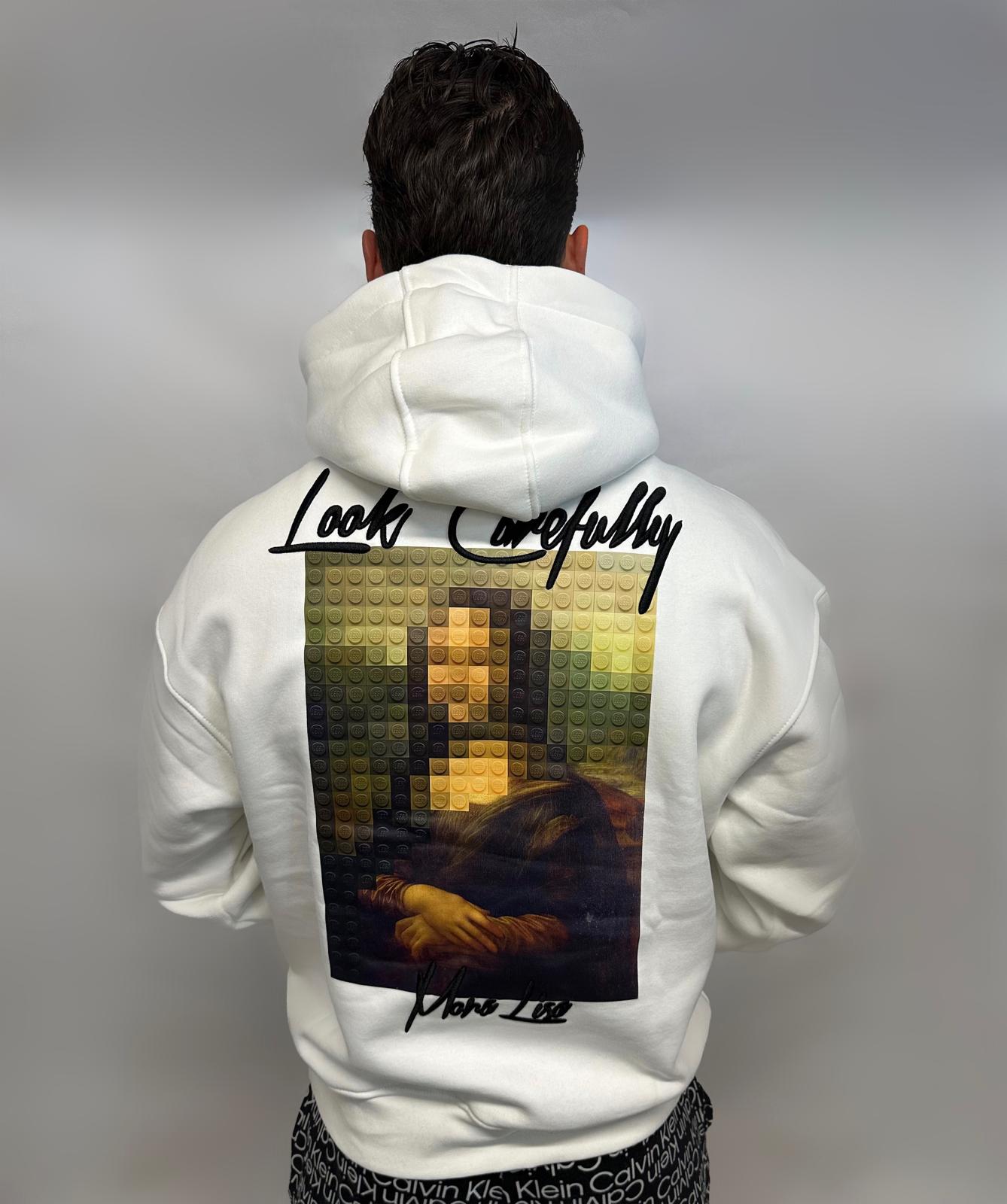 Pull à capuche Mona Lisa Blanc